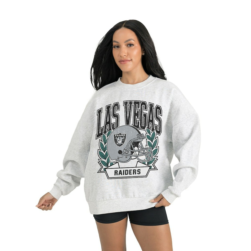 Gameday Couture Women's Heritage Premium Fleece Pullover Sweatshirt - Las Vegas Raiders Pullover