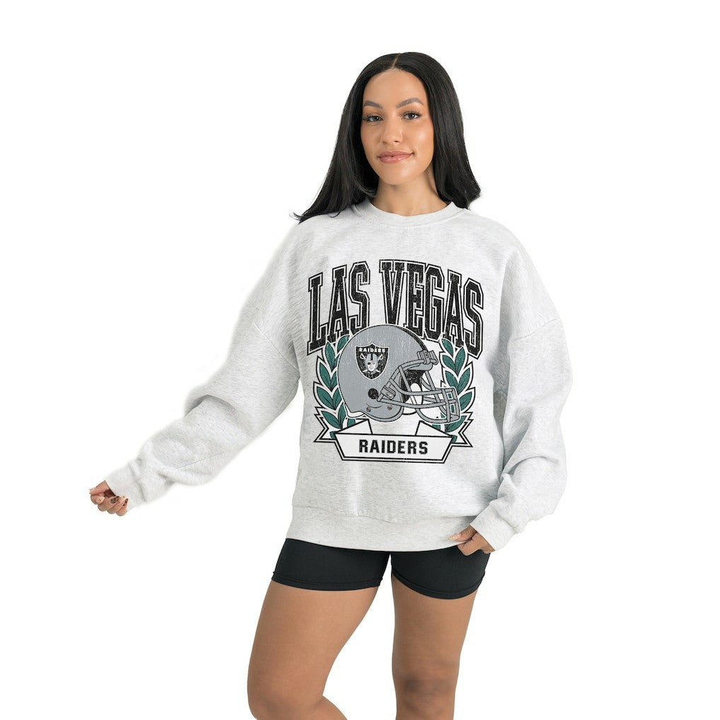 Gameday Couture Women's Heritage Premium Fleece Pullover Sweatshirt - Las Vegas Raiders Pullover