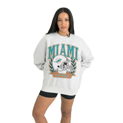 Gameday Couture Women's Heritage Premium Fleece Pullover Sweatshirt - Miami Dolphins Pullover