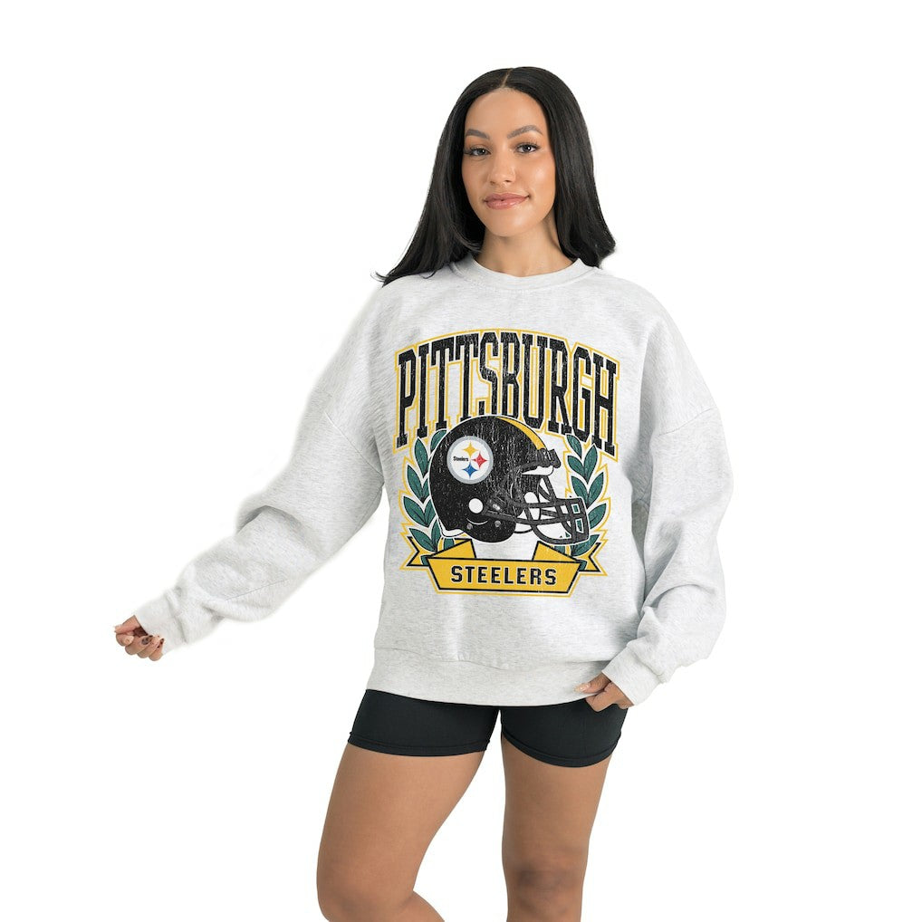 Gameday Couture Women's Heritage Premium Fleece Pullover Sweatshirt - Pittsburgh Steelers Pullover