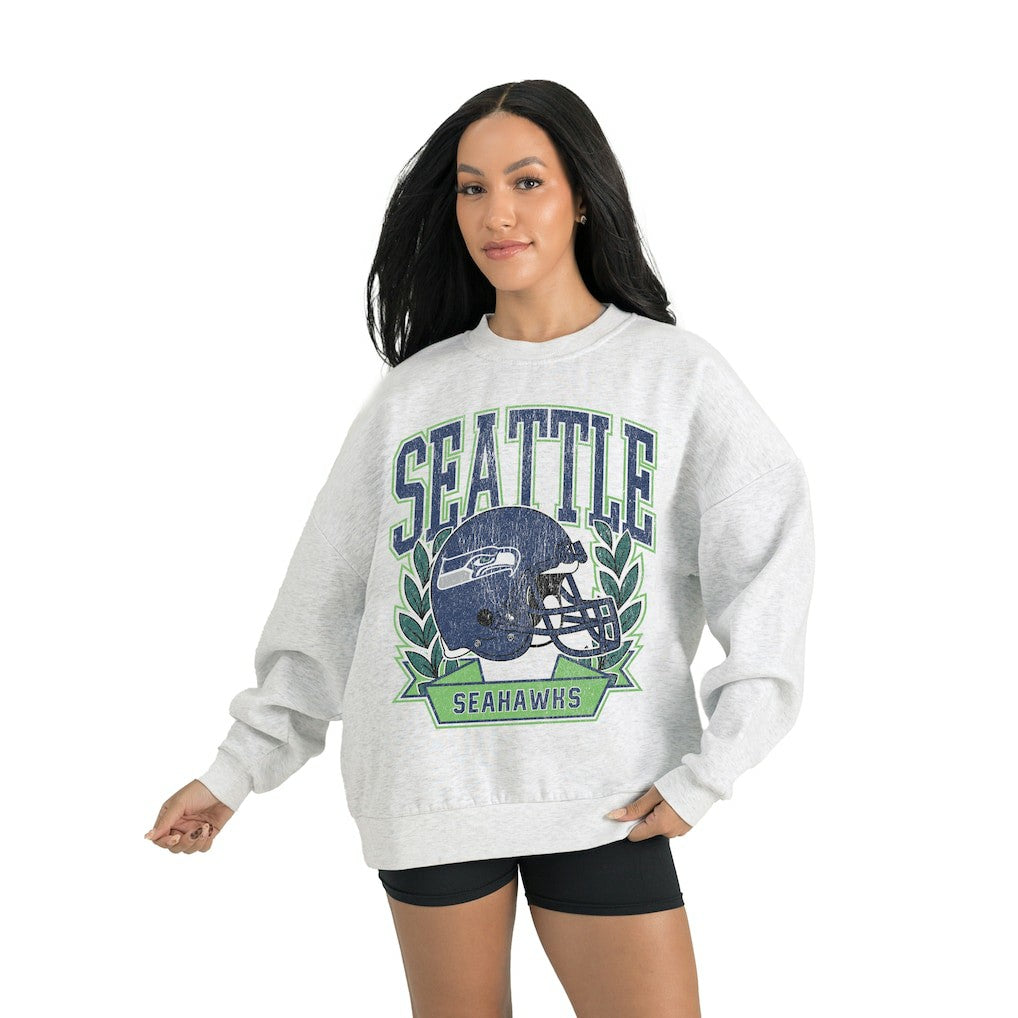 Gameday Couture Women's Heritage Premium Fleece Pullover Sweatshirt - Seattle Seahawks Pullover
