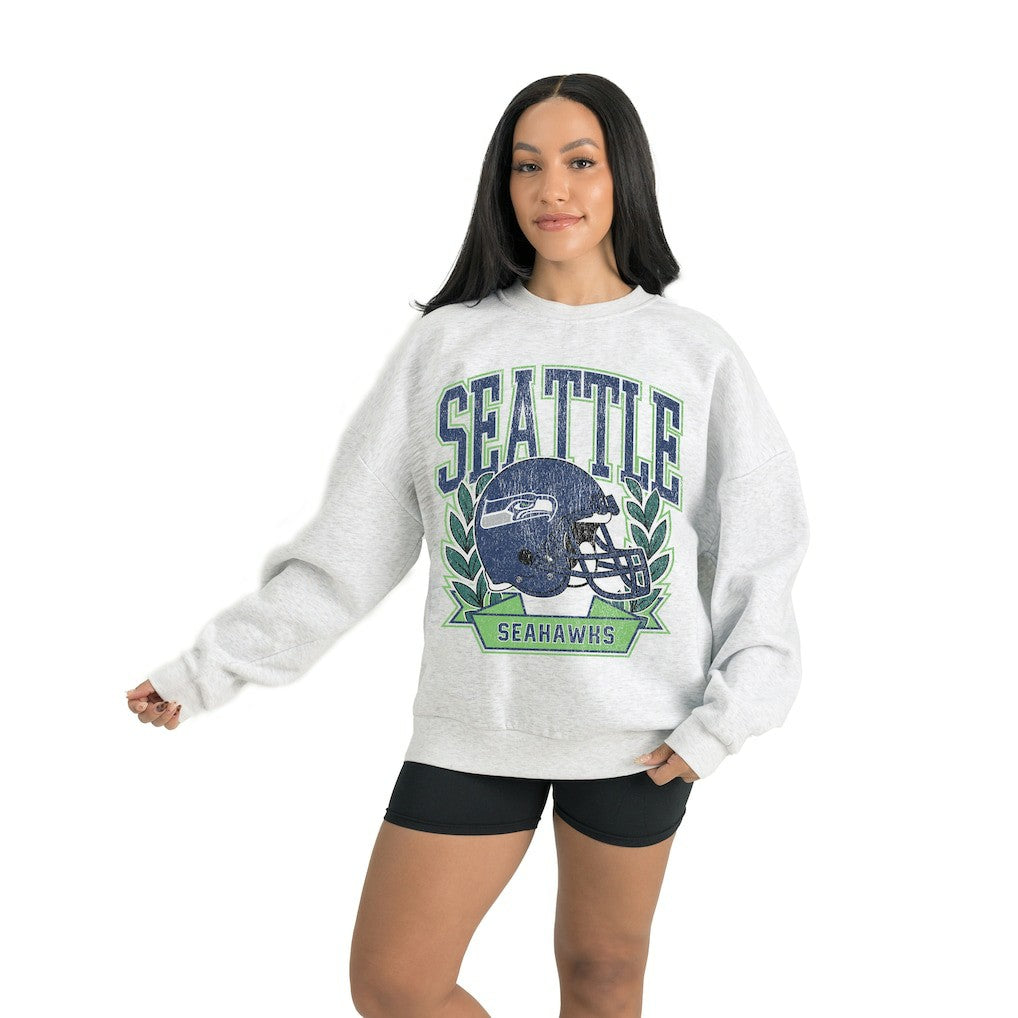 Gameday Couture Women's Heritage Premium Fleece Pullover Sweatshirt - Seattle Seahawks Pullover