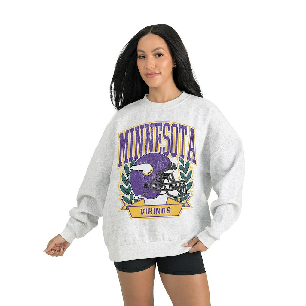 Gameday Couture Women's Heritage Premium Fleece Pullover Sweatshirt - Minnesota Vikings Pullover