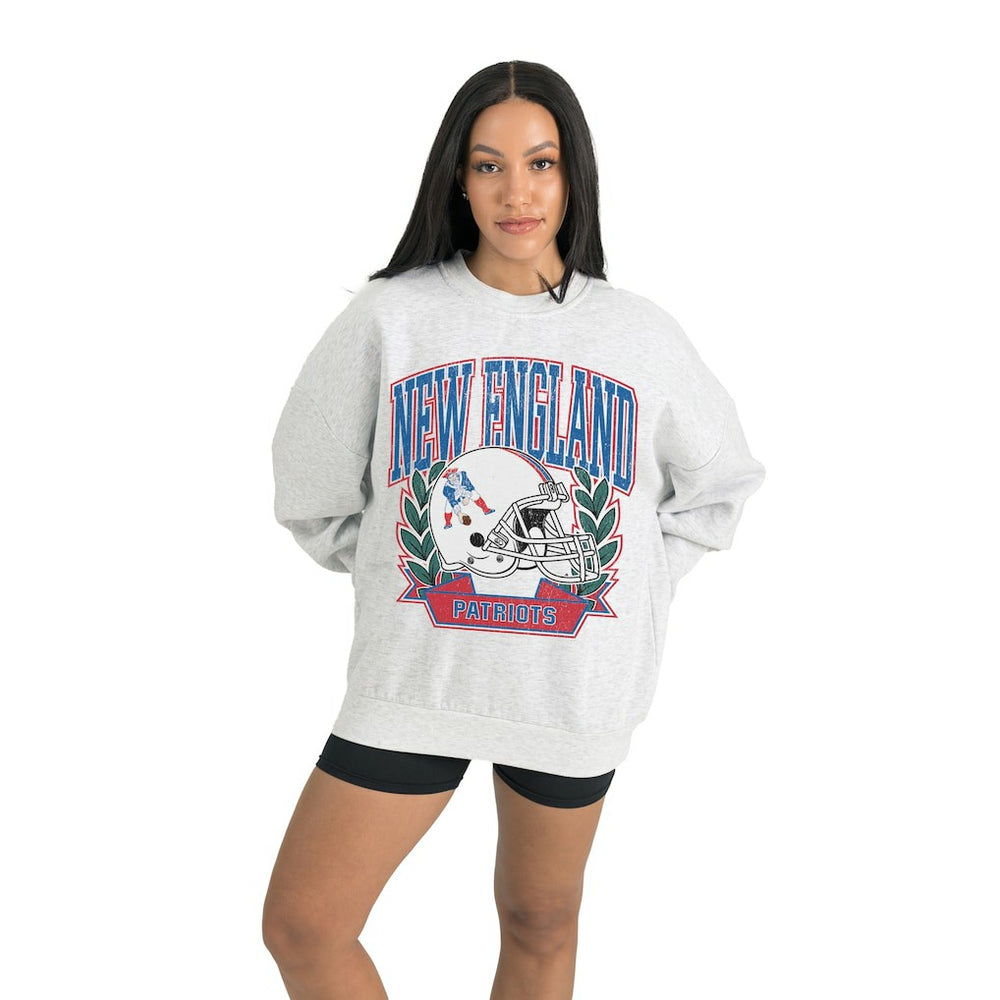 Gameday Couture Women's Heritage Premium Fleece Pullover Sweatshirt - New England Patriots Pullover