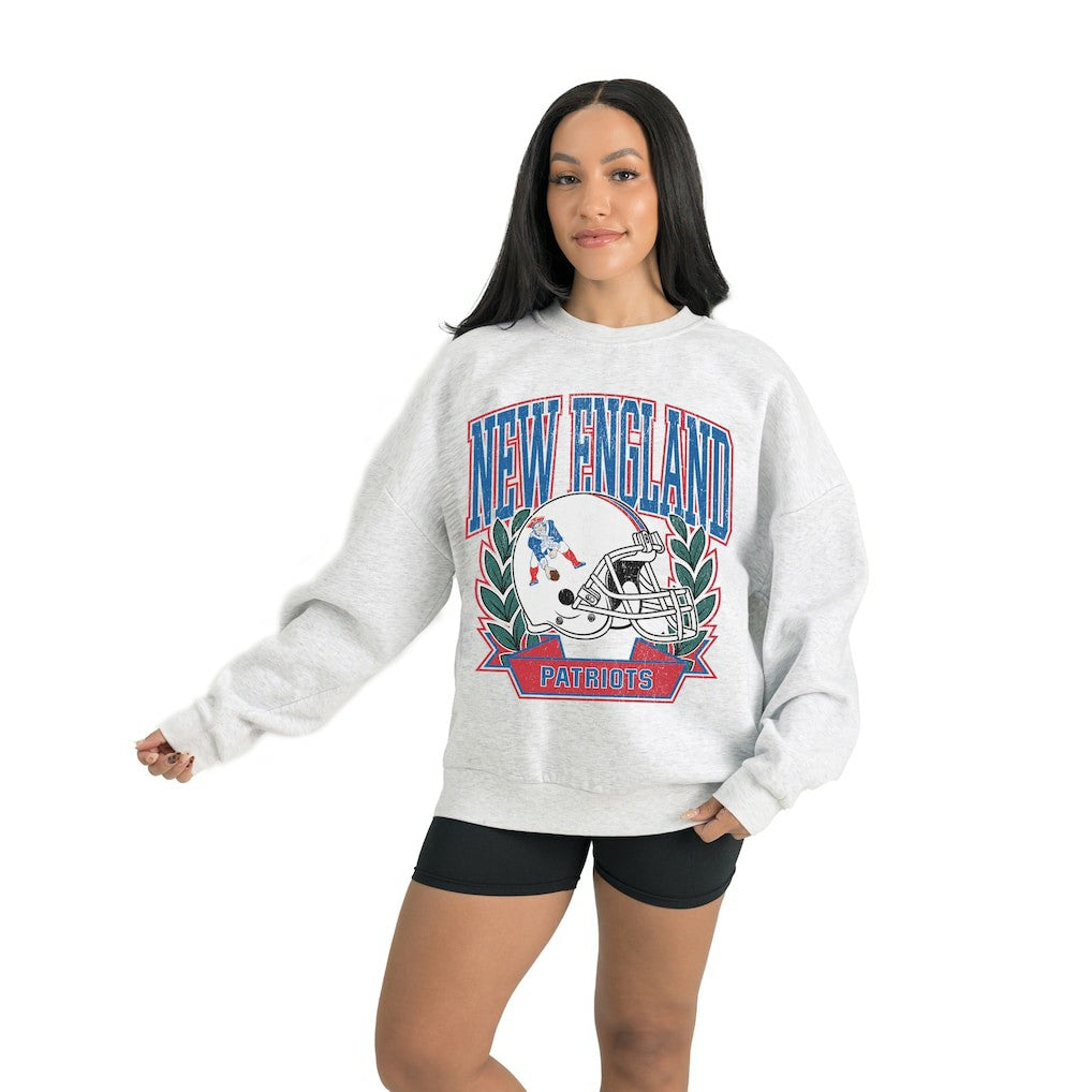 Gameday Couture Women's Heritage Premium Fleece Pullover Sweatshirt - New England Patriots Pullover