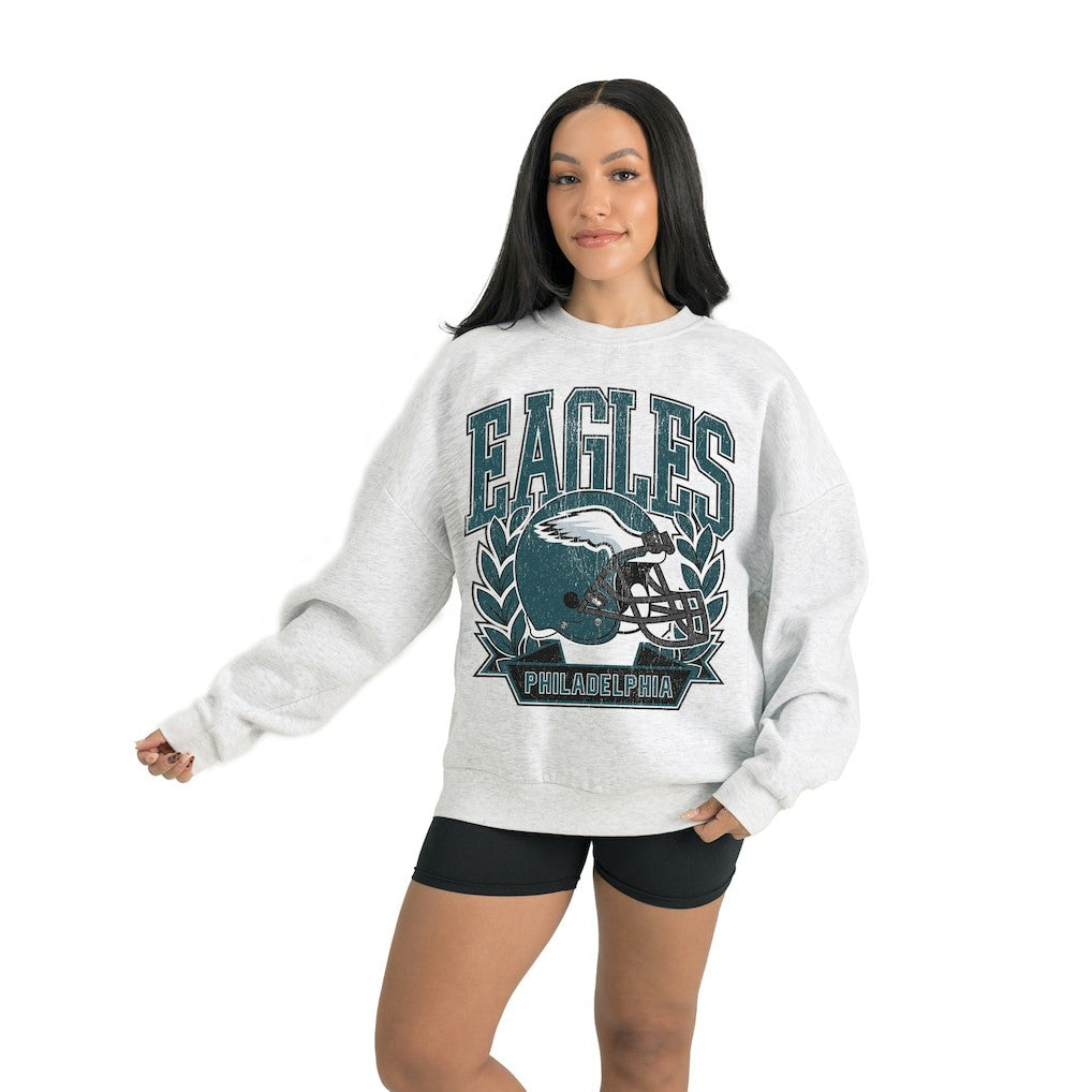 Gameday Couture Women's Heritage Premium Fleece Pullover Sweatshirt - Philadelphia Eagles Pullover