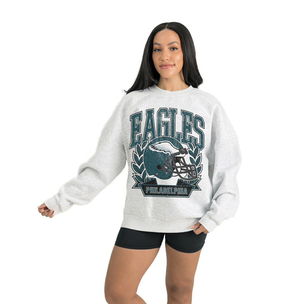 Gameday Couture Women's Heritage Premium Fleece Pullover Sweatshirt - Philadelphia Eagles Pullover