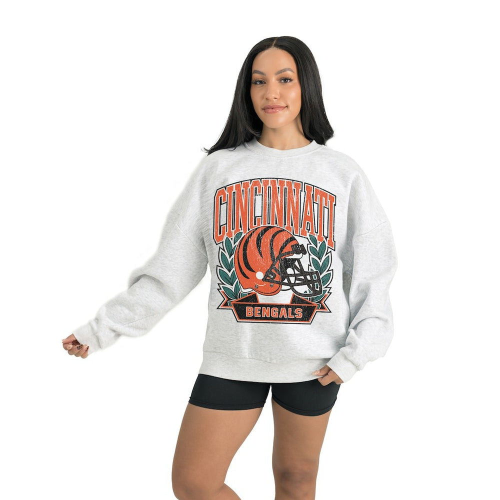 Gameday Couture Women's Heritage Premium Fleece Pullover Sweatshirt - Cincinnati Bengals Pullover