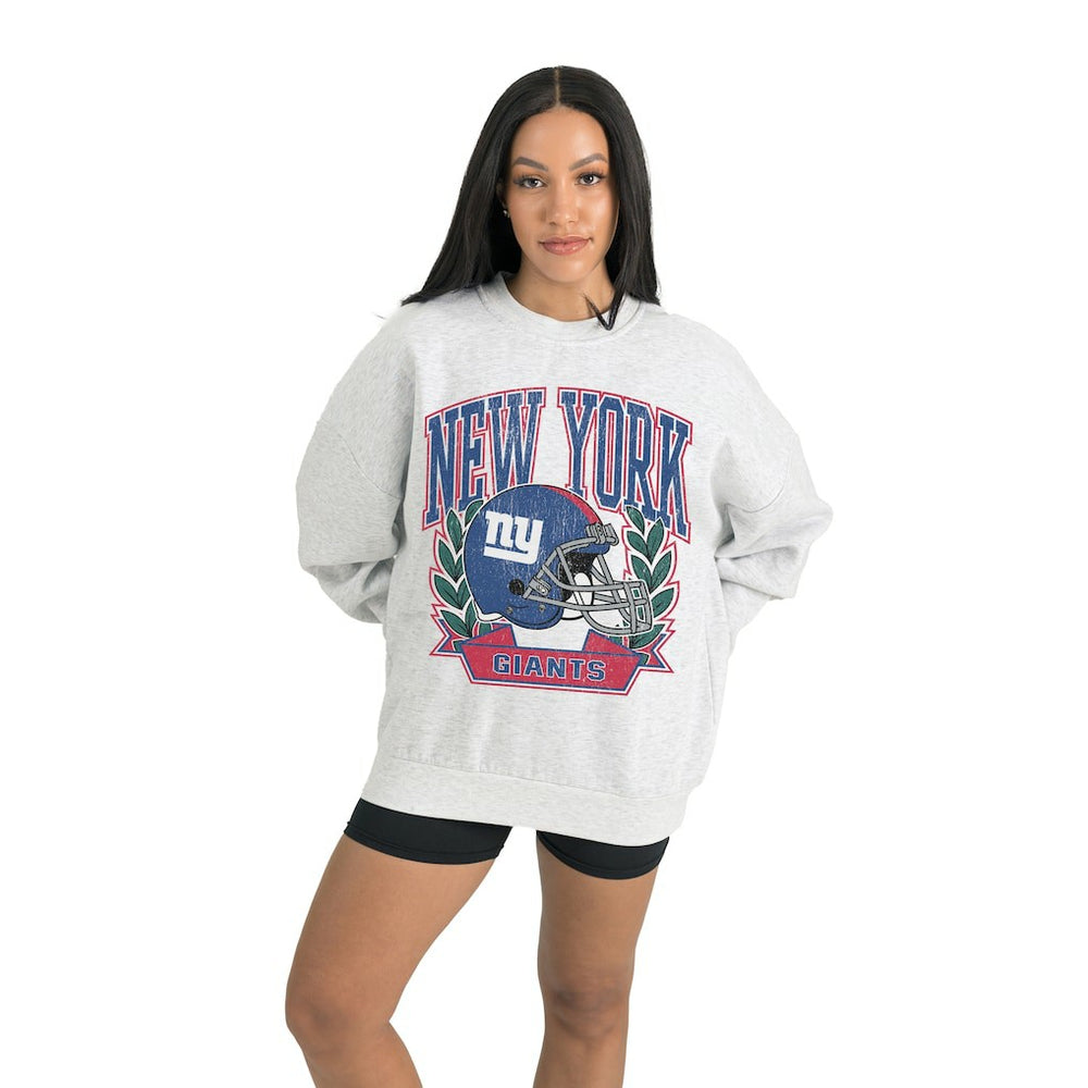 Gameday Couture Women's Heritage Premium Fleece Pullover Sweatshirt - New York Giants Pullover