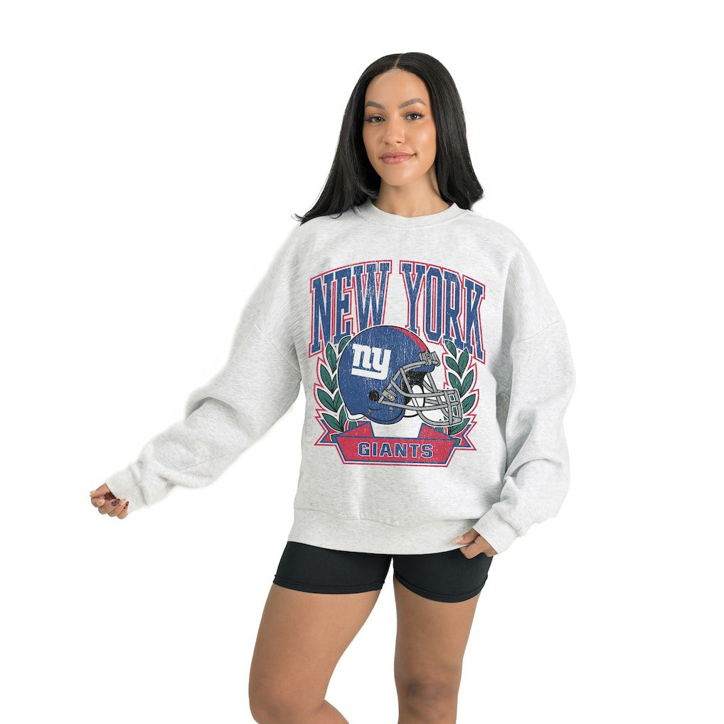 Gameday Couture Women's Heritage Premium Fleece Pullover Sweatshirt - New York Giants Pullover