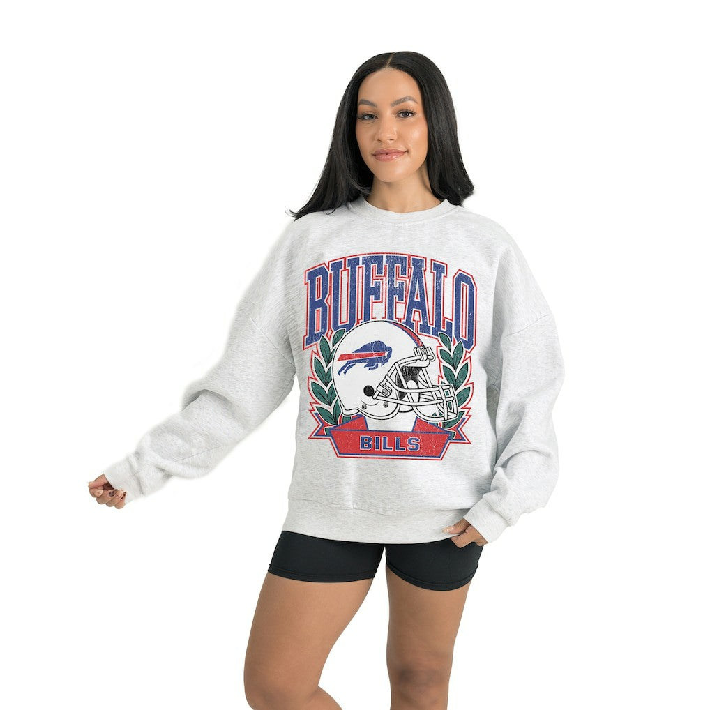 Gameday Couture Women's Heritage Premium Fleece Pullover Sweatshirt - Buffalo Bills Pullover