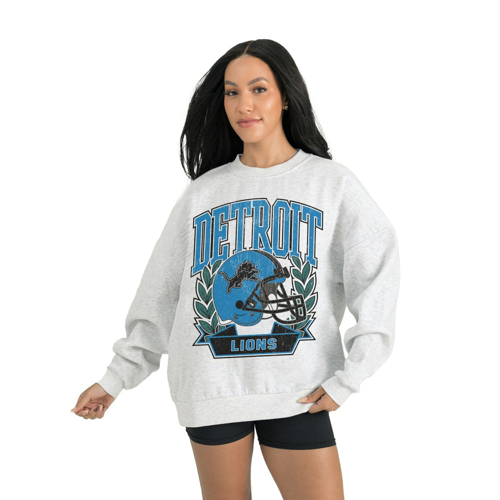 Gameday Couture Women's Heritage Premium Fleece Pullover Sweatshirt - Detroit Lions Pullover