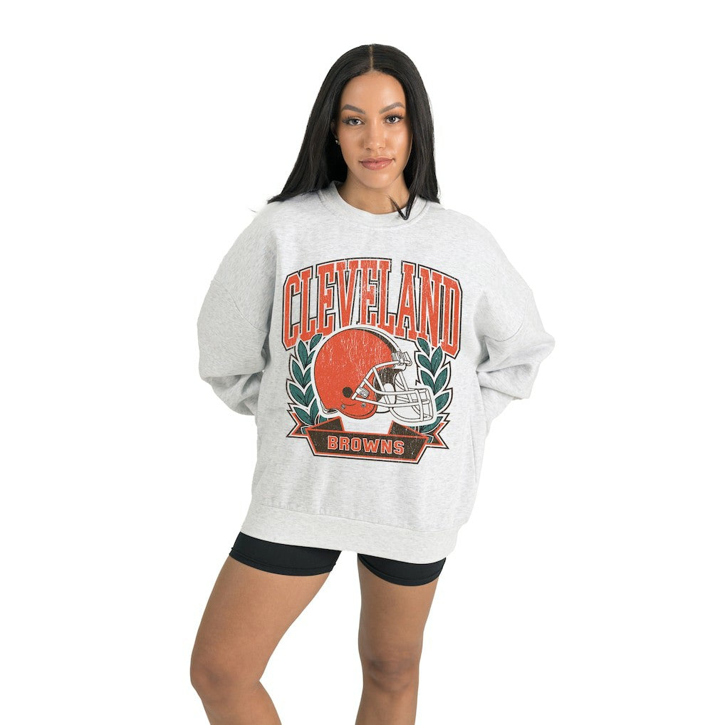 Gameday Couture Women's Heritage Premium Fleece Pullover Sweatshirt - Cleveland Browns Pullover
