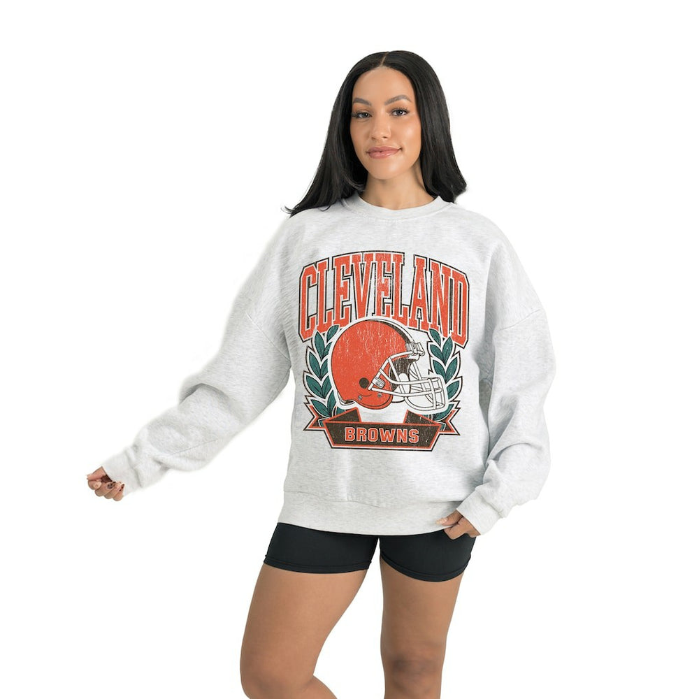 Gameday Couture Women's Heritage Premium Fleece Pullover Sweatshirt - Cleveland Browns Pullover