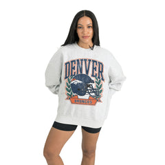 Gameday Couture Women's Heritage Premium Fleece Pullover Sweatshirt - Denver Broncos Pullover