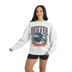 Gameday Couture Women's Heritage Premium Fleece Pullover Sweatshirt - Denver Broncos Pullover