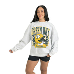 Gameday Couture Women's Heritage Premium Fleece Pullover Sweatshirt - Green Bay Packers Pullover