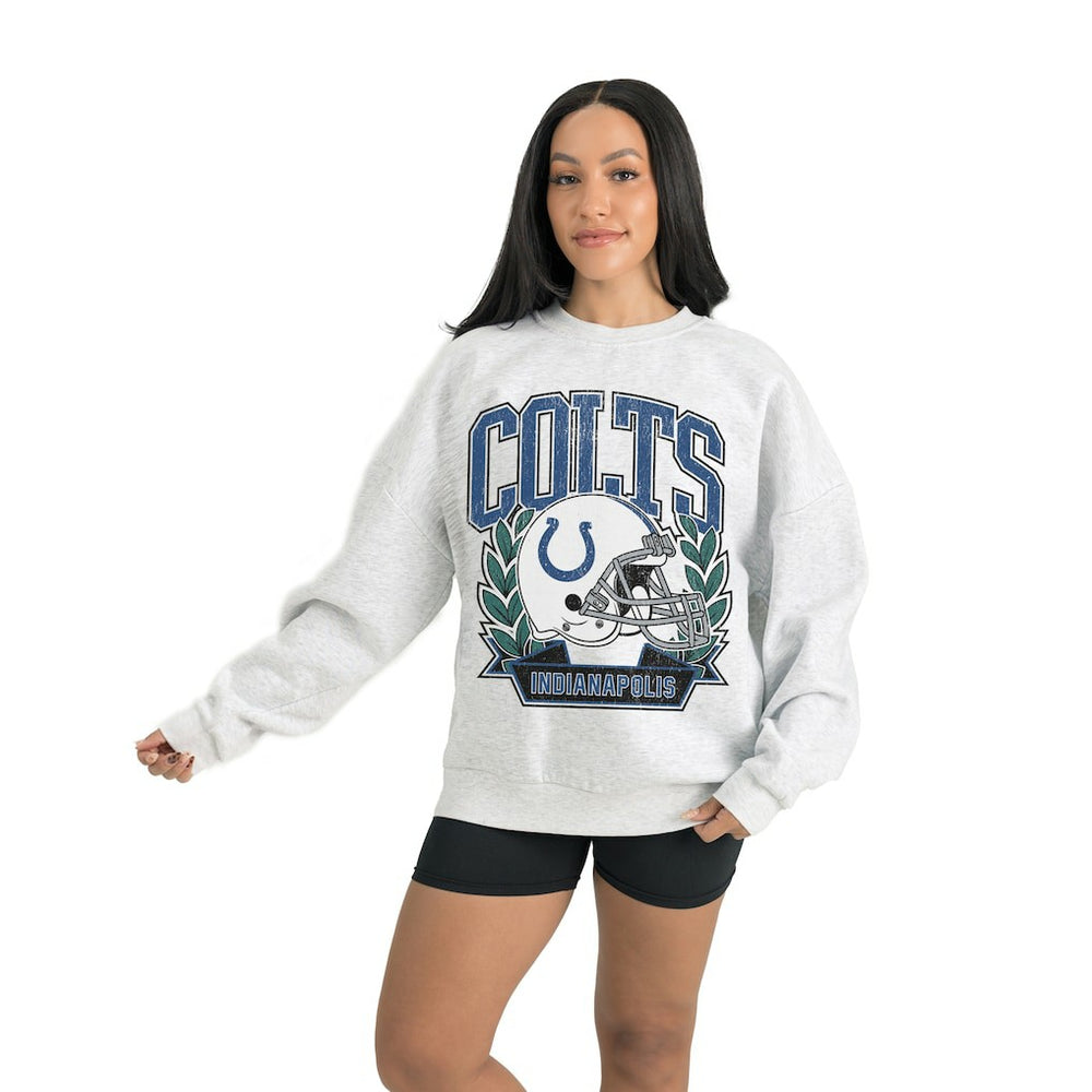 Gameday Couture Women's Heritage Premium Fleece Pullover Sweatshirt - Indianapolis Colts Pullover