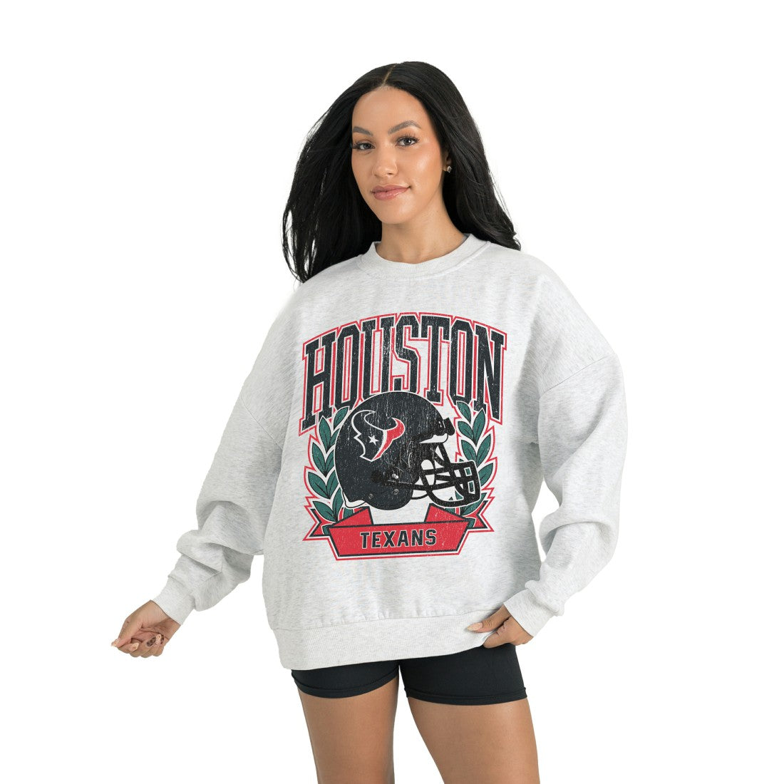 Gameday Couture Women's Heritage Premium Fleece Pullover Sweatshirt - Houston Texans Pullover