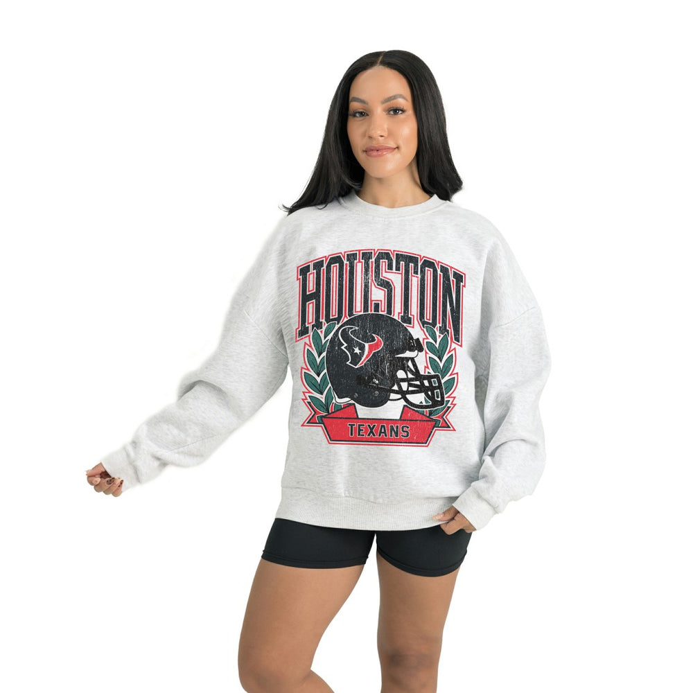 Gameday Couture Women's Heritage Premium Fleece Pullover Sweatshirt - Houston Texans Pullover
