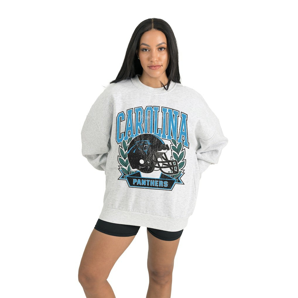 Gameday Couture Women's Heritage Premium Fleece Pullover Sweatshirt - Carolina Panthers Pullover