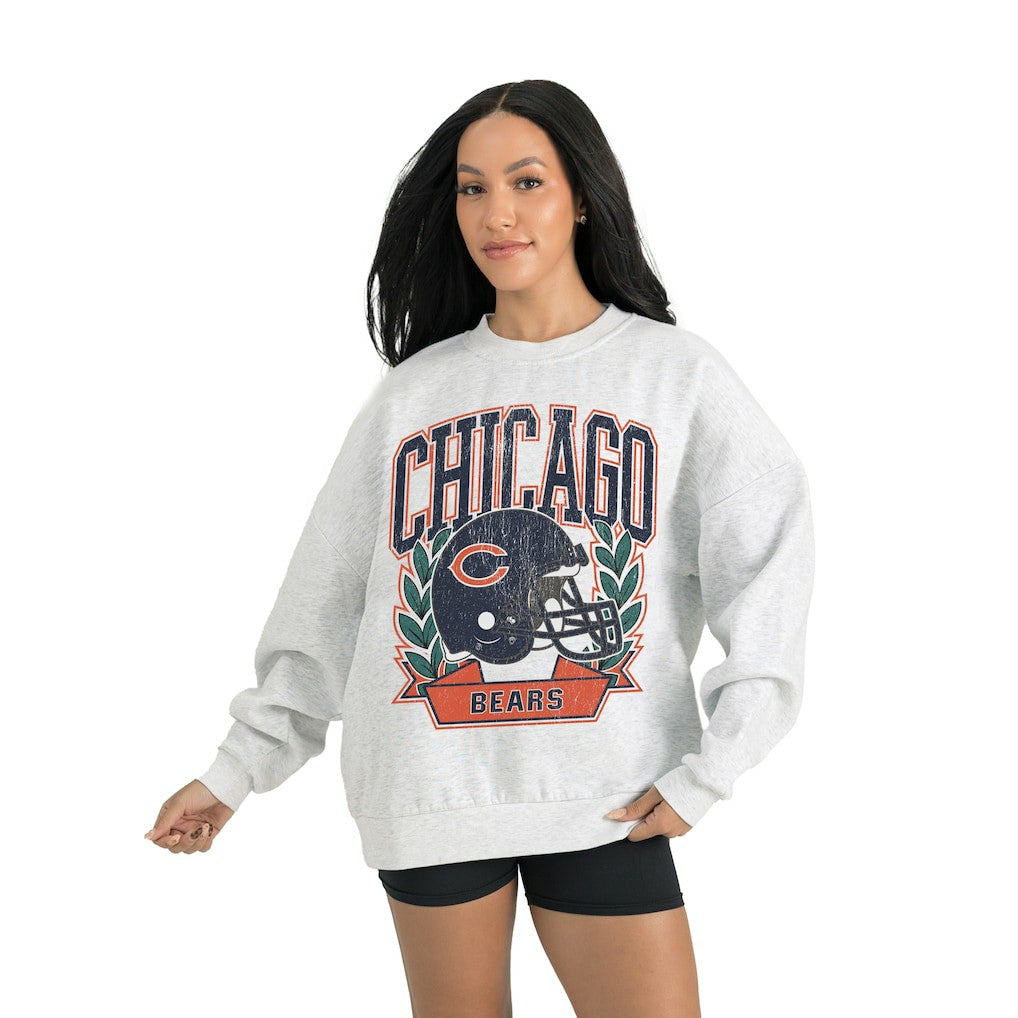Gameday Couture Women's Heritage Premium Fleece Pullover Sweatshirt - Chicago Bears Pullover