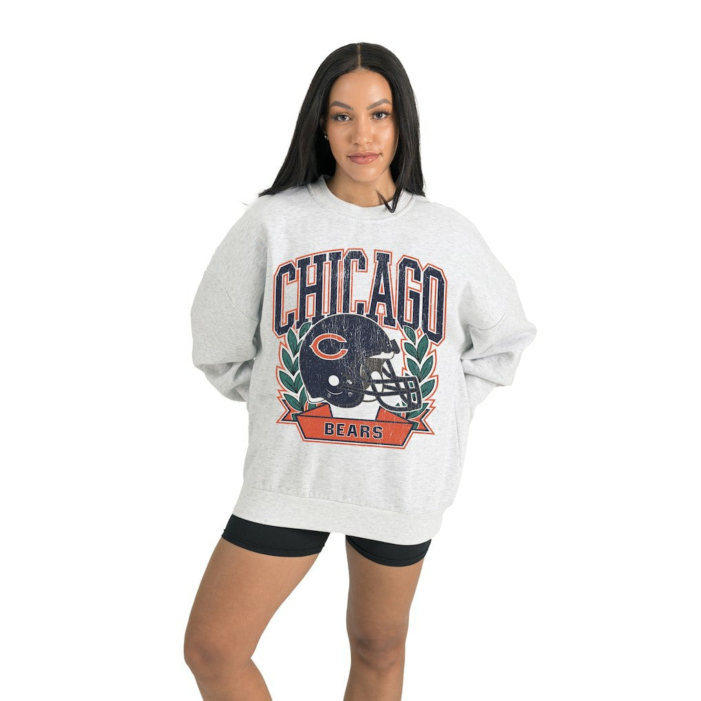Gameday Couture Women's Heritage Premium Fleece Pullover Sweatshirt - Chicago Bears Pullover