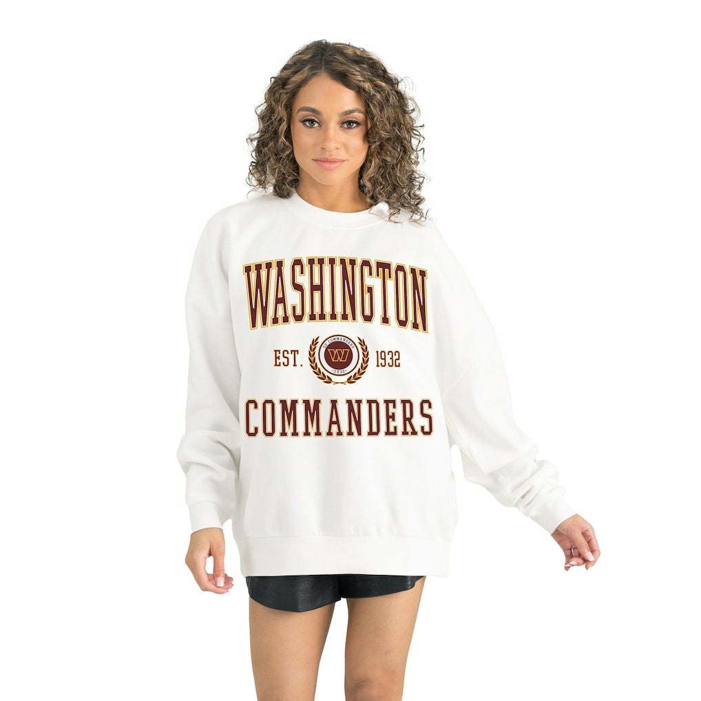 Gameday Couture Women's Timeless Triumph Premium Fleece Pullover Sweatshirt - Washington Commanders Pullover