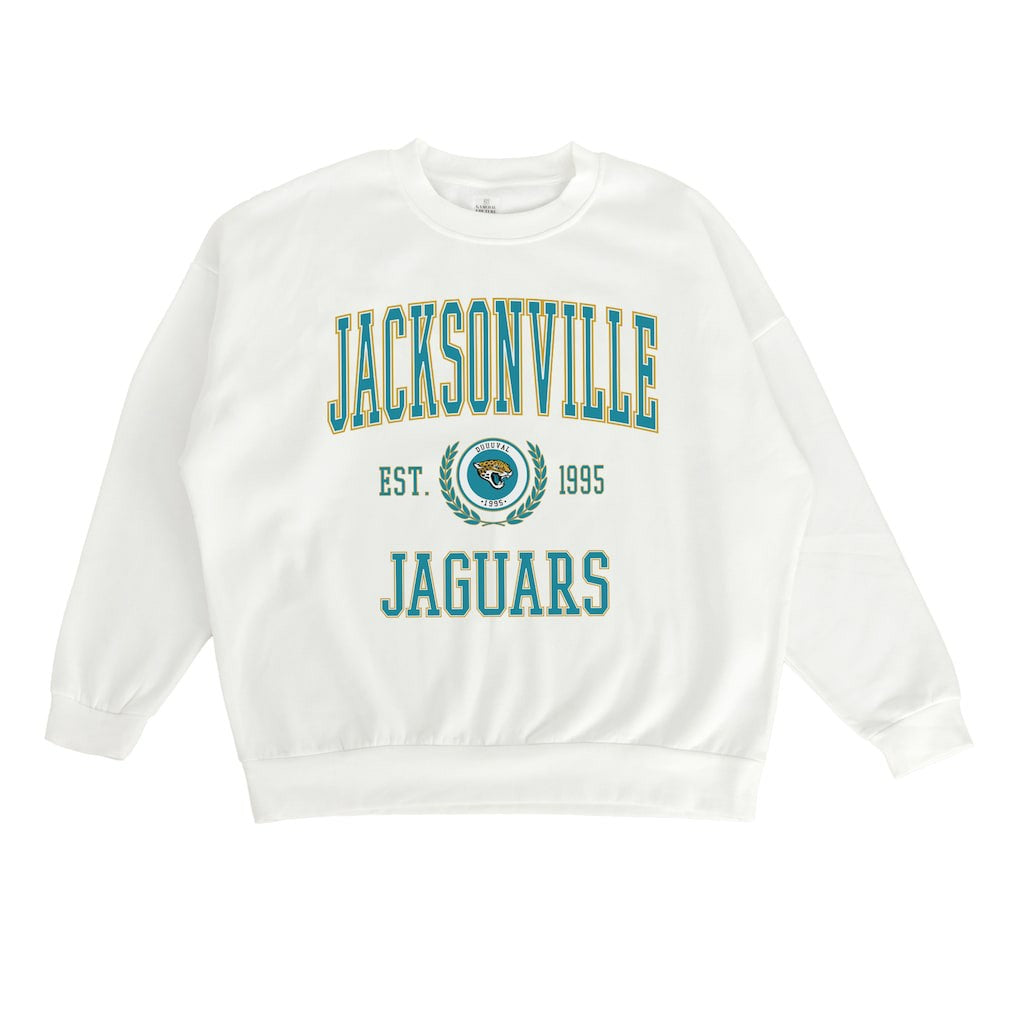 Gameday Couture Women's Timeless Triumph Premium Fleece Pullover Sweatshirt - Jacksonville Jaguars Pullover