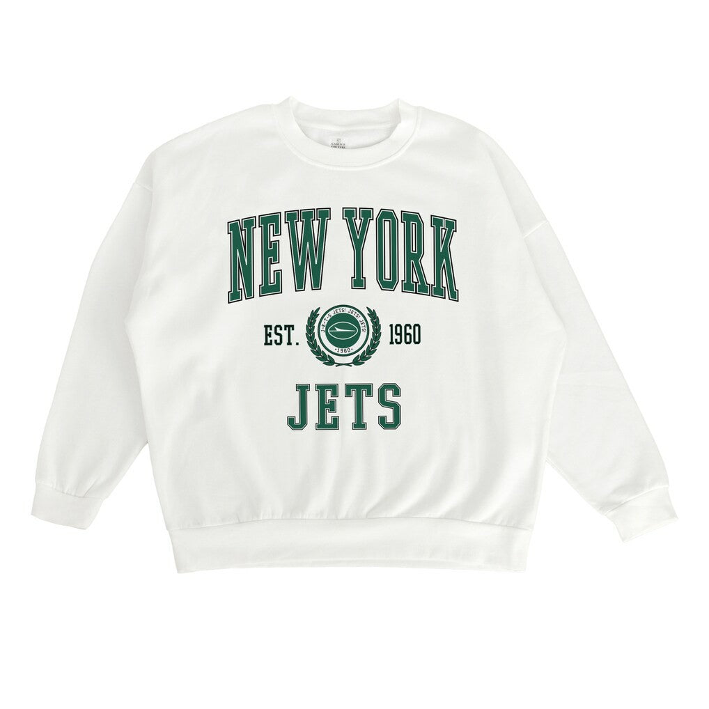 Gameday Couture Women's Timeless Triumph Premium Fleece Pullover Sweatshirt - New York Jets Pullover