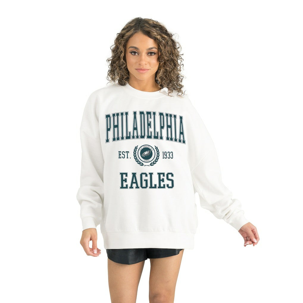 Gameday Couture Women's Timeless Triumph Premium Fleece Pullover Sweatshirt - Philadelphia Eagles Pullover