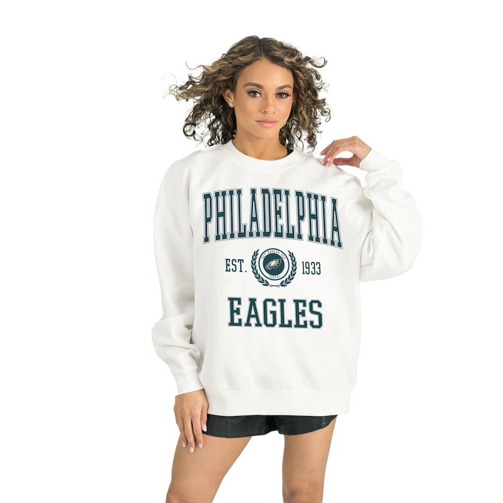 Gameday Couture Women's Timeless Triumph Premium Fleece Pullover Sweatshirt - Philadelphia Eagles Pullover
