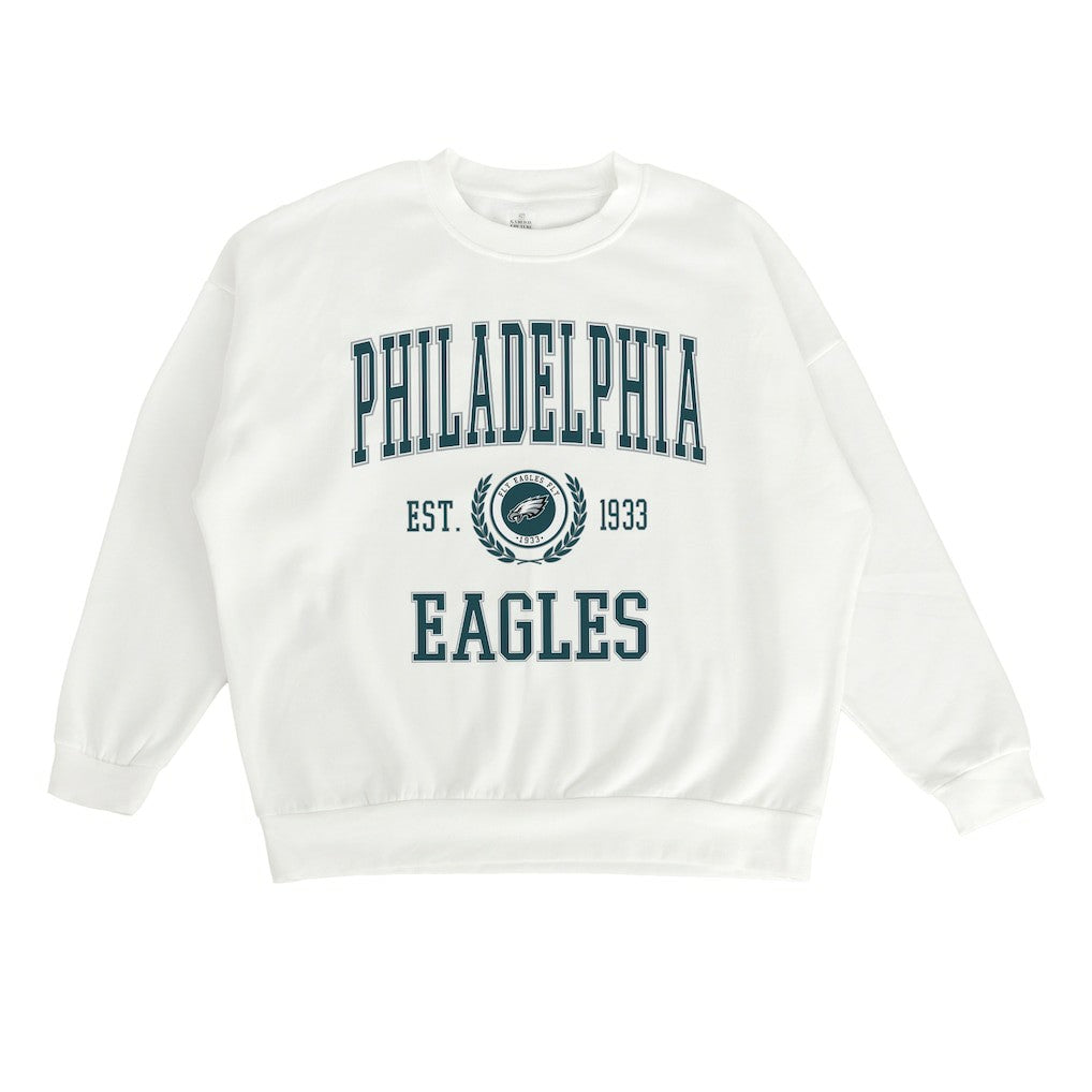 Gameday Couture Women's Timeless Triumph Premium Fleece Pullover Sweatshirt - Philadelphia Eagles Pullover