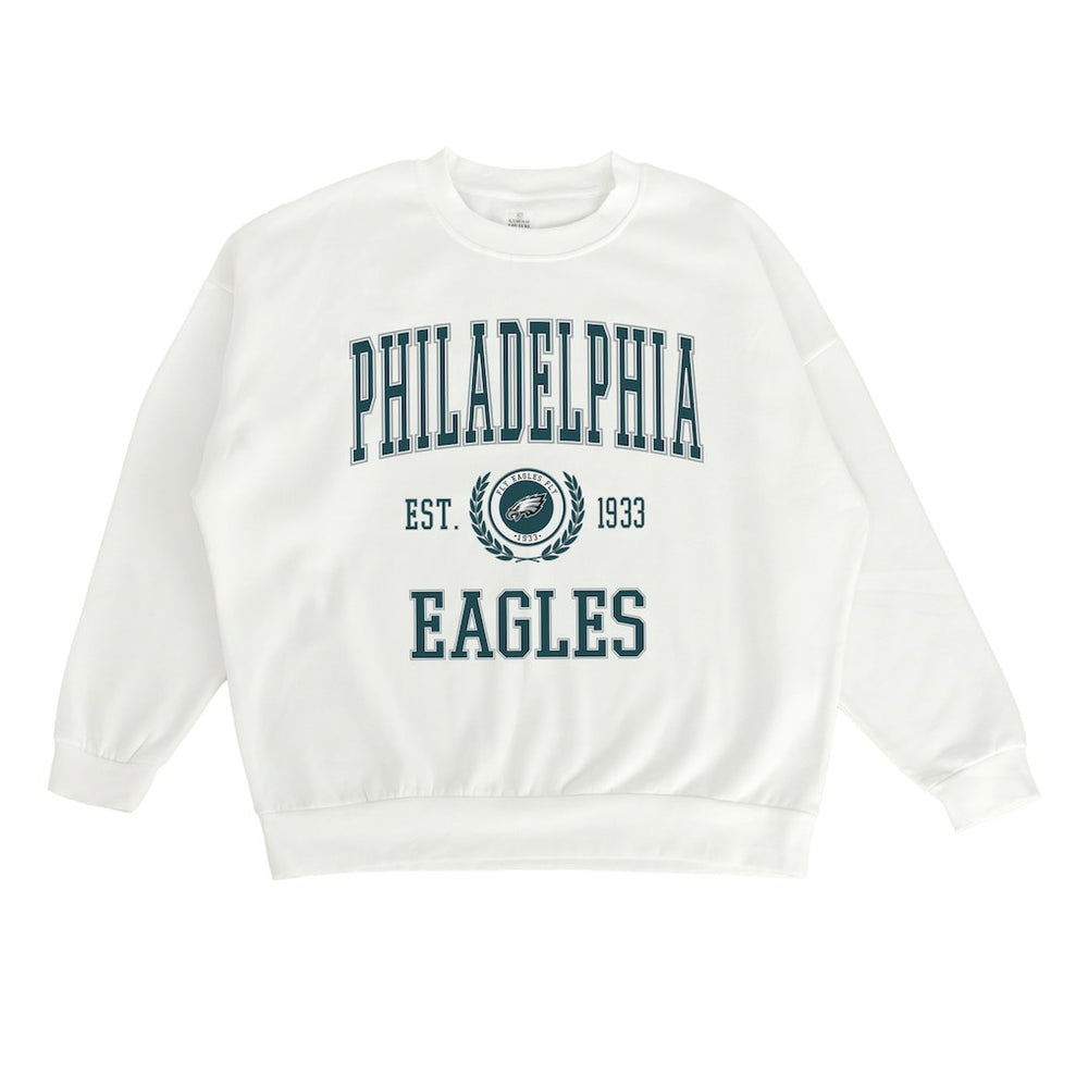 Gameday Couture Women's Timeless Triumph Premium Fleece Pullover Sweatshirt - Philadelphia Eagles Pullover