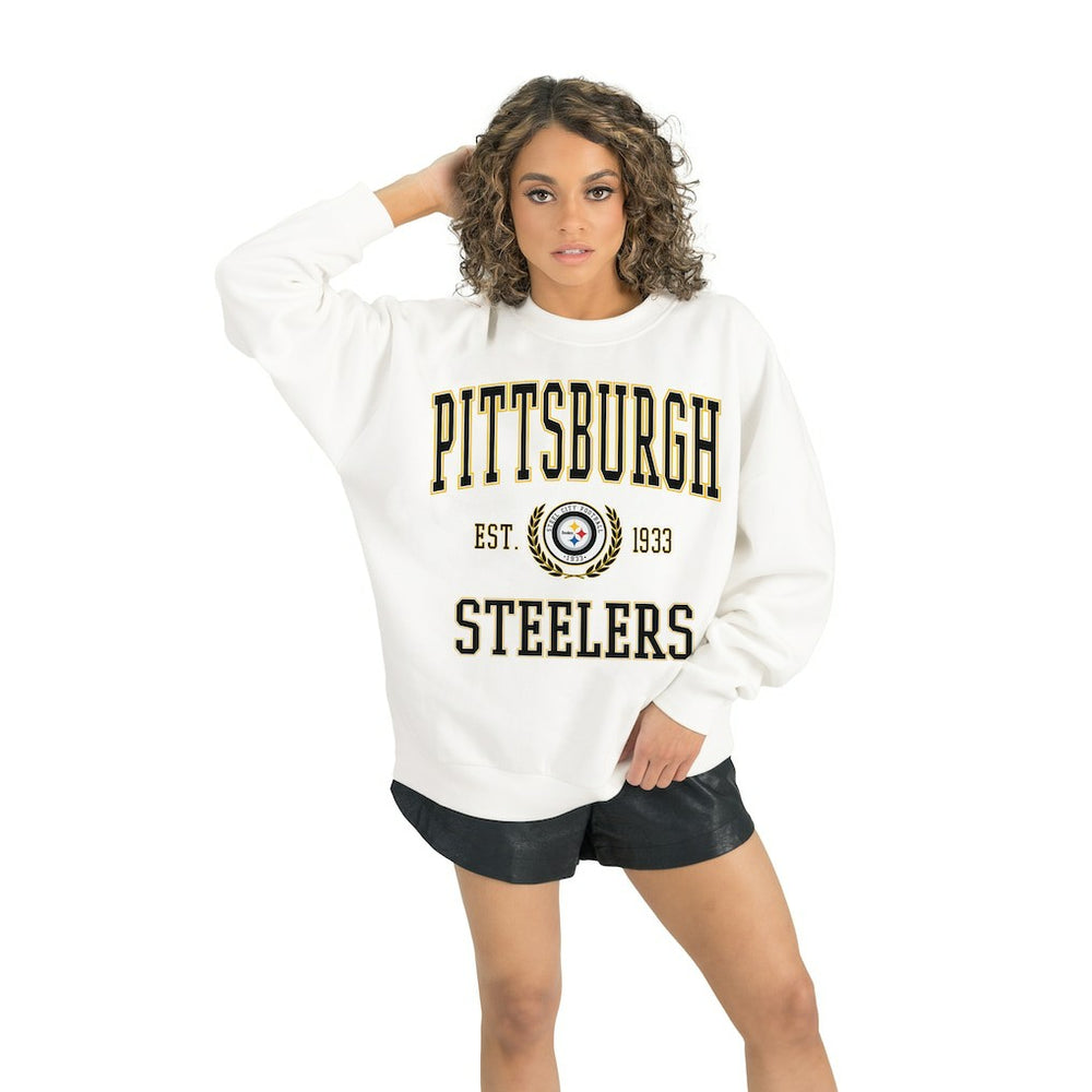 Gameday Couture Women's Timeless Triumph Premium Fleece Pullover Sweatshirt - Pittsburgh Steelers Pullover