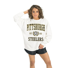 Gameday Couture Women's Timeless Triumph Premium Fleece Pullover Sweatshirt - Pittsburgh Steelers Pullover