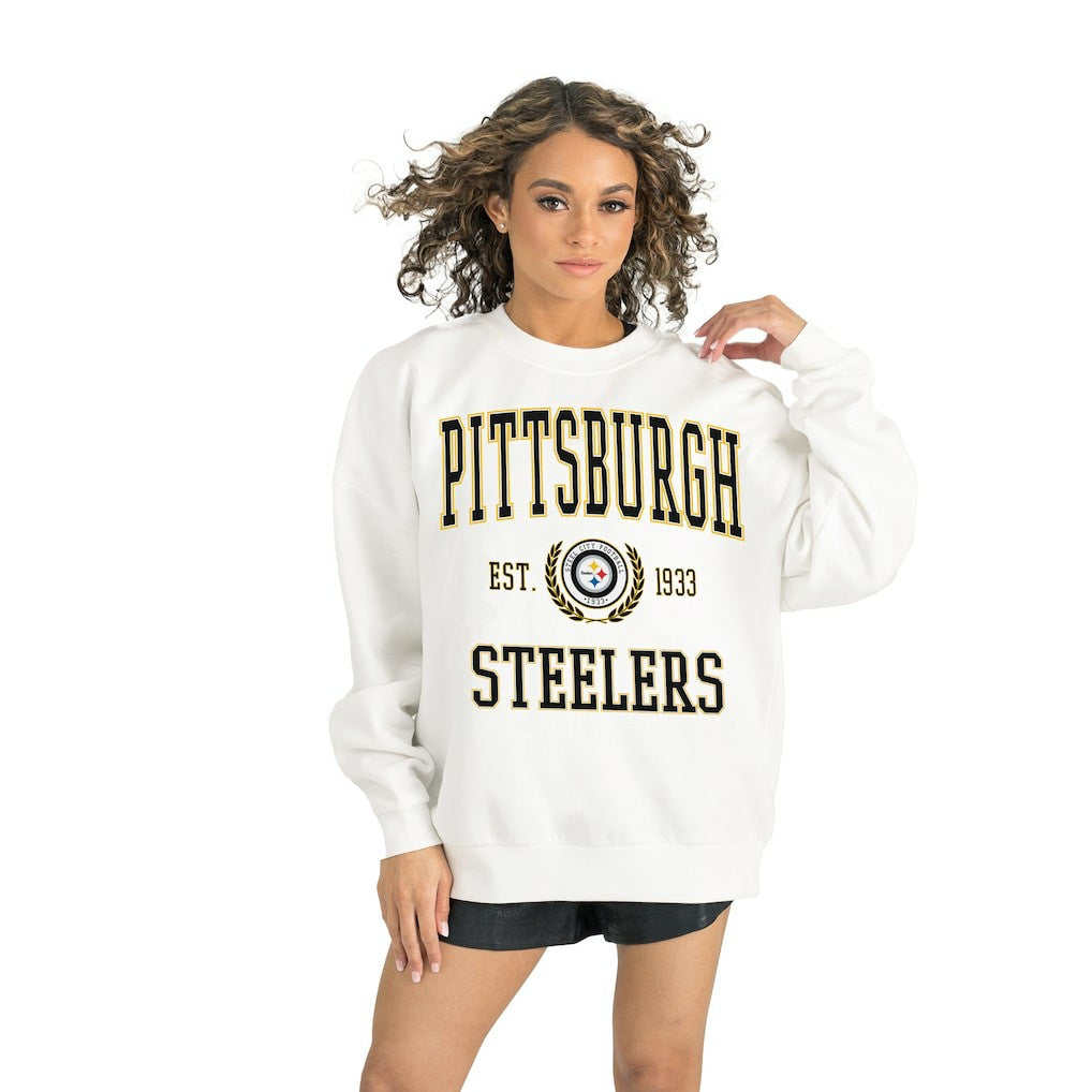 Gameday Couture Women's Timeless Triumph Premium Fleece Pullover Sweatshirt - Pittsburgh Steelers Pullover
