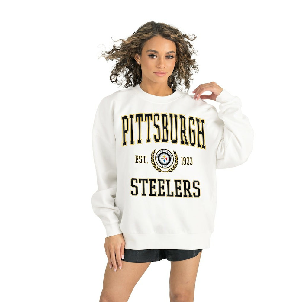 Gameday Couture Women's Timeless Triumph Premium Fleece Pullover Sweatshirt - Pittsburgh Steelers Pullover