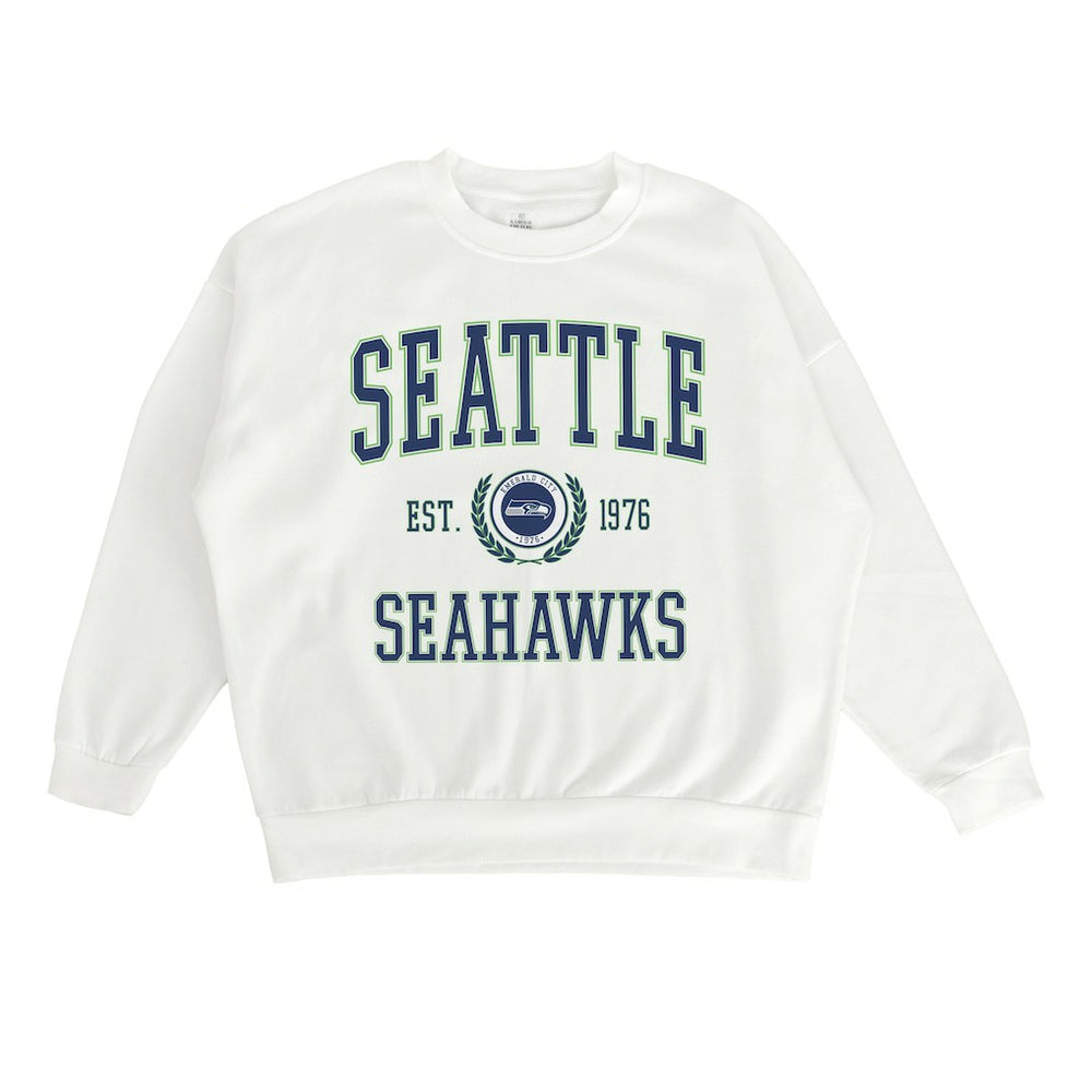 Gameday Couture Women's Timeless Triumph Premium Fleece Pullover Sweatshirt - Seattle Seahawks Pullover