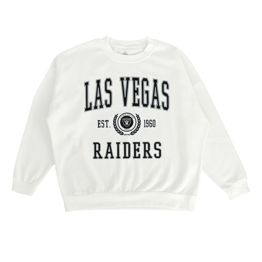 Gameday Couture Women's Timeless Triumph Premium Fleece Pullover Sweatshirt - Las Vegas Raiders Pullover