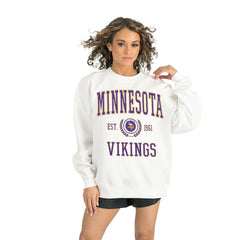 Gameday Couture Women's Timeless Triumph Premium Fleece Pullover Sweatshirt - Minnesota Vikings Pullover
