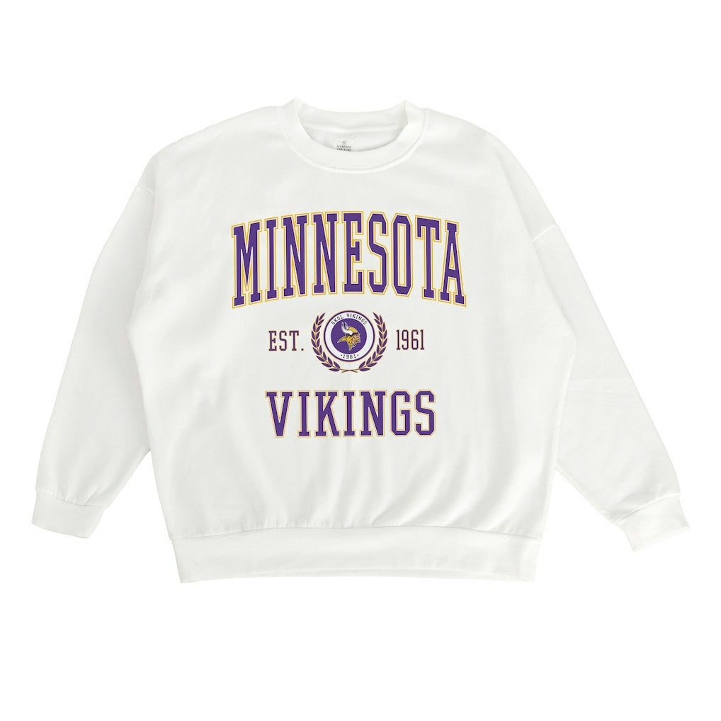 Gameday Couture Women's Timeless Triumph Premium Fleece Pullover Sweatshirt - Minnesota Vikings Pullover