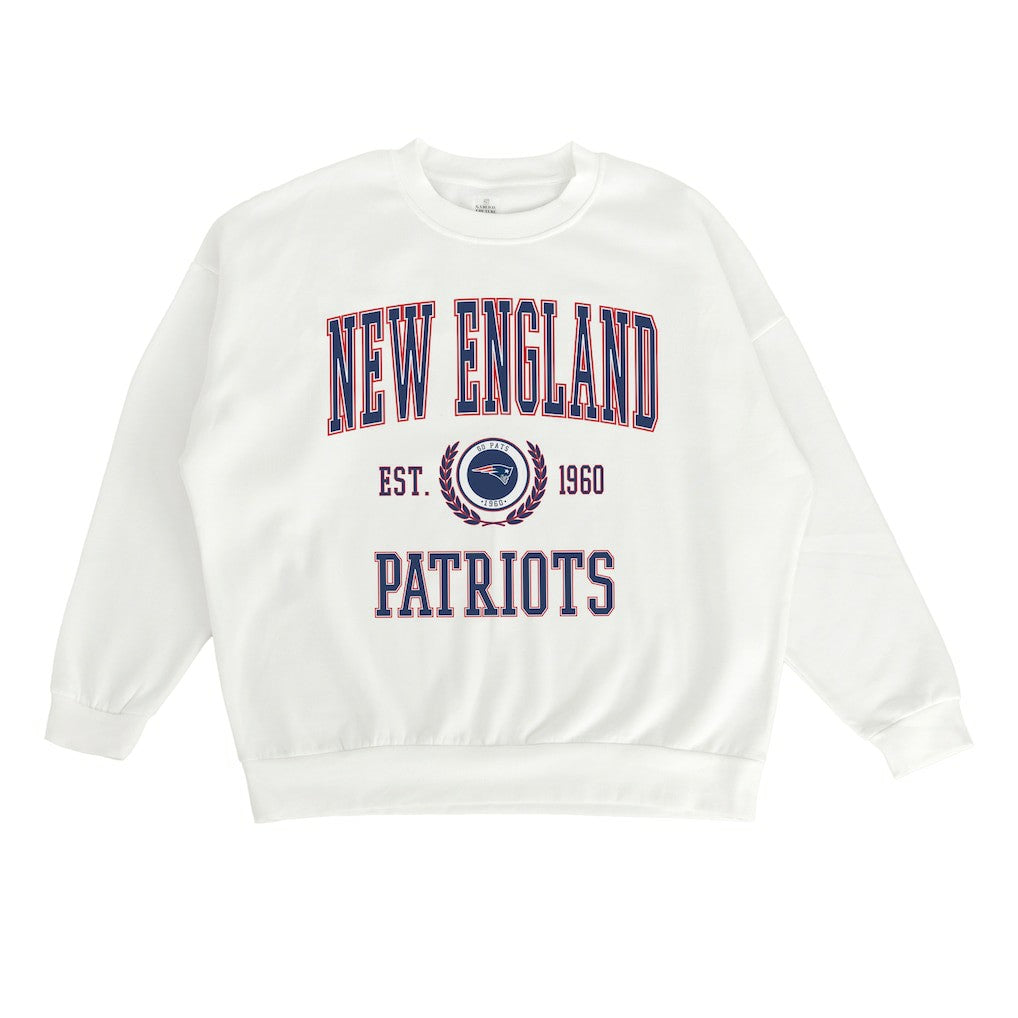 Gameday Couture Women's Timeless Triumph Premium Fleece Pullover Sweatshirt - New England Patriots Pullover