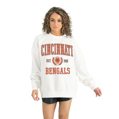 Gameday Couture Women's Timeless Triumph Premium Fleece Pullover Sweatshirt - Cincinnati Bengals Pullover