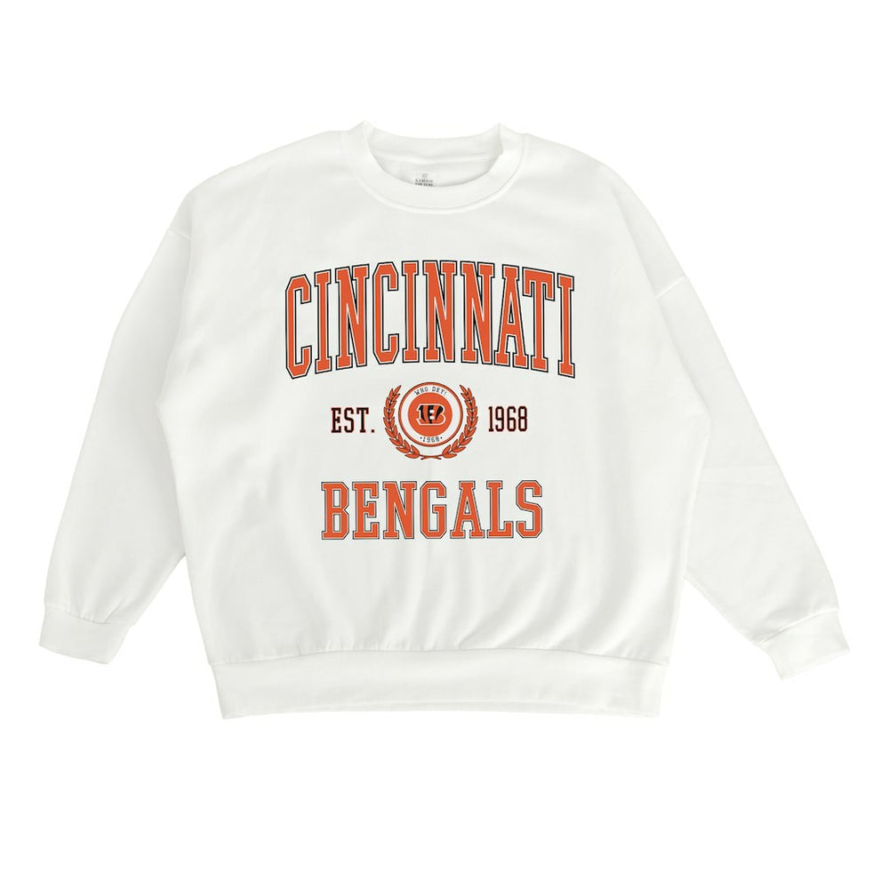 Gameday Couture Women's Timeless Triumph Premium Fleece Pullover Sweatshirt - Cincinnati Bengals Pullover