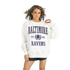 Gameday Couture Women's Timeless Triumph Premium Fleece Pullover Sweatshirt - Baltimore Ravens Pullover