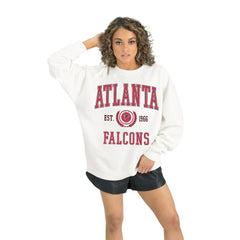Gameday Couture Women's Timeless Triumph Premium Fleece Pullover Sweatshirt - Atlanta Falcons Pullover