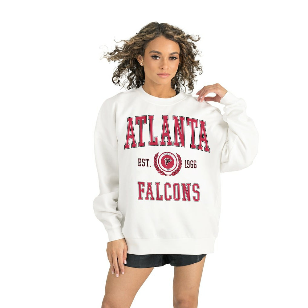 Gameday Couture Women's Timeless Triumph Premium Fleece Pullover Sweatshirt - Atlanta Falcons Pullover