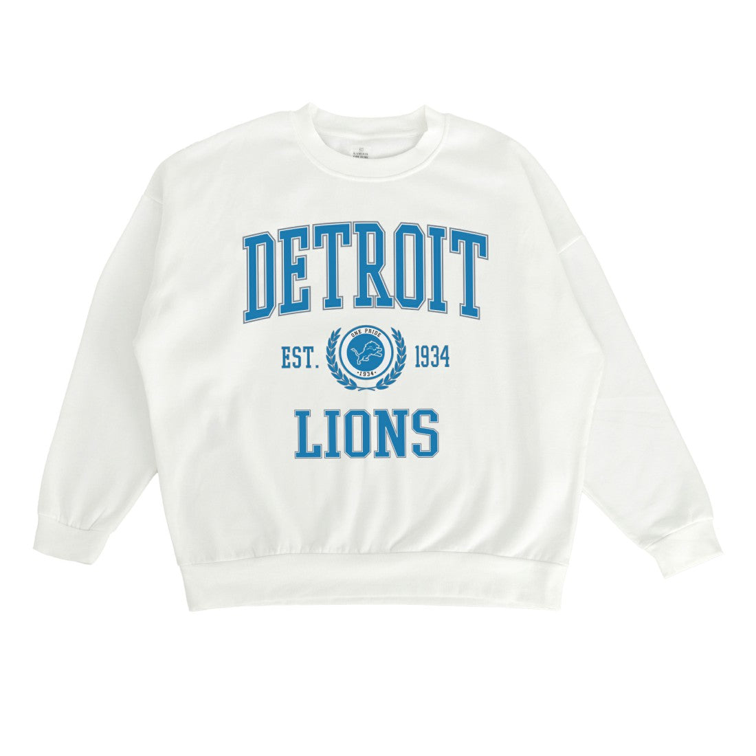 Gameday Couture Women's Timeless Triumph Premium Fleece Pullover Sweatshirt - Detroit Lions Pullover