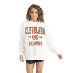Gameday Couture Women's Timeless Triumph Premium Fleece Pullover Sweatshirt - Cleveland Browns Pullover